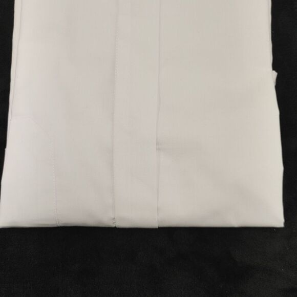 MEN'S FORTINO LANDI WHITE BANDED COLLAR DRESS SHIRT. REGULAR FIT. - Picture 2 of 4